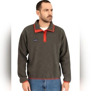 Vintage Collectible Patagonia First Generation Snap-T (1985) Grey/Red -Sz XL (L)